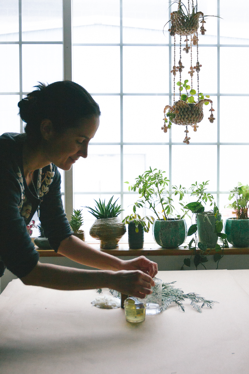 Soy Candle DIY with Jessica Pezalla of Bramble Workshop by Conscious by Chloé