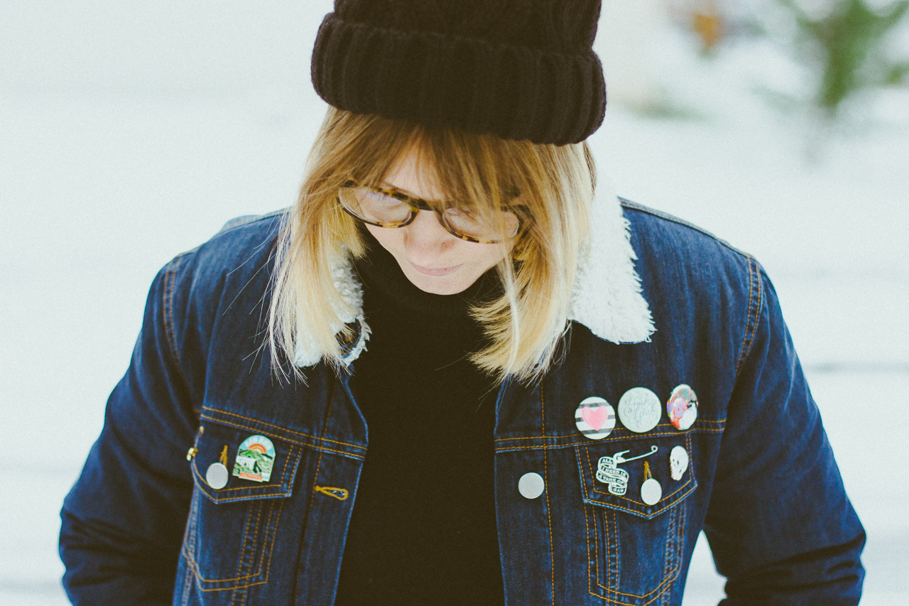 Pompom Look in the Snow by Conscious by Chloé