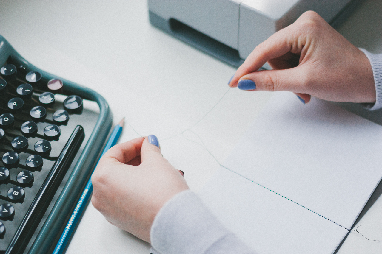 Junk Mail Notebook DIY by Conscious by Chloé