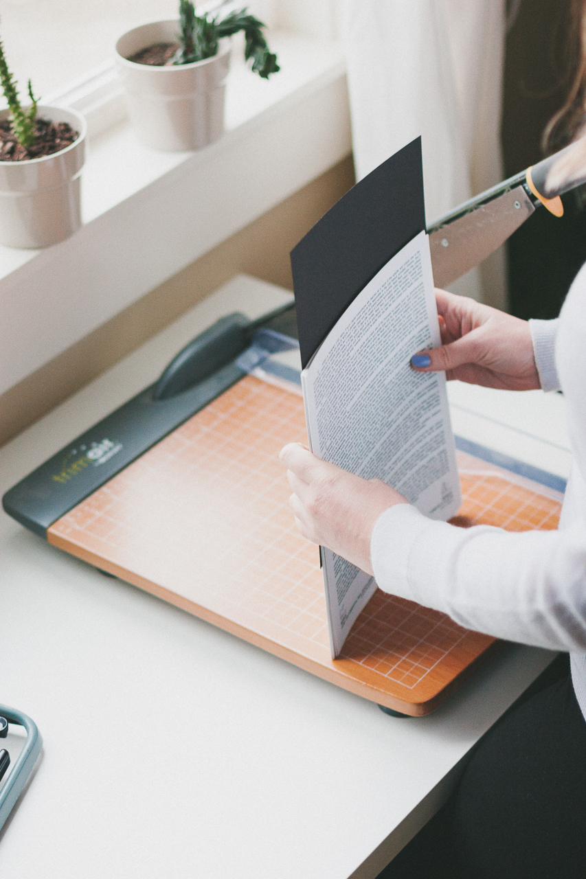 Junk Mail Notebook DIY by Conscious by Chloé