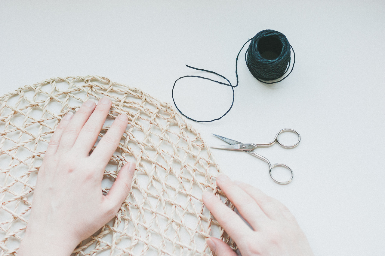 A Budget-Friendly Ikea Hack Straw Bag DIY by Conscious by Chloé