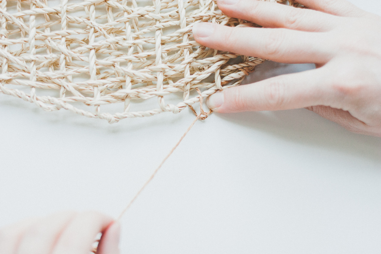 A Budget-Friendly Ikea Hack Straw Bag DIY by Conscious by Chloé