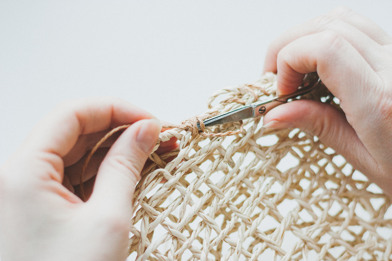 A Budget-Friendly Ikea Hack Straw Bag DIY by Conscious by Chloé