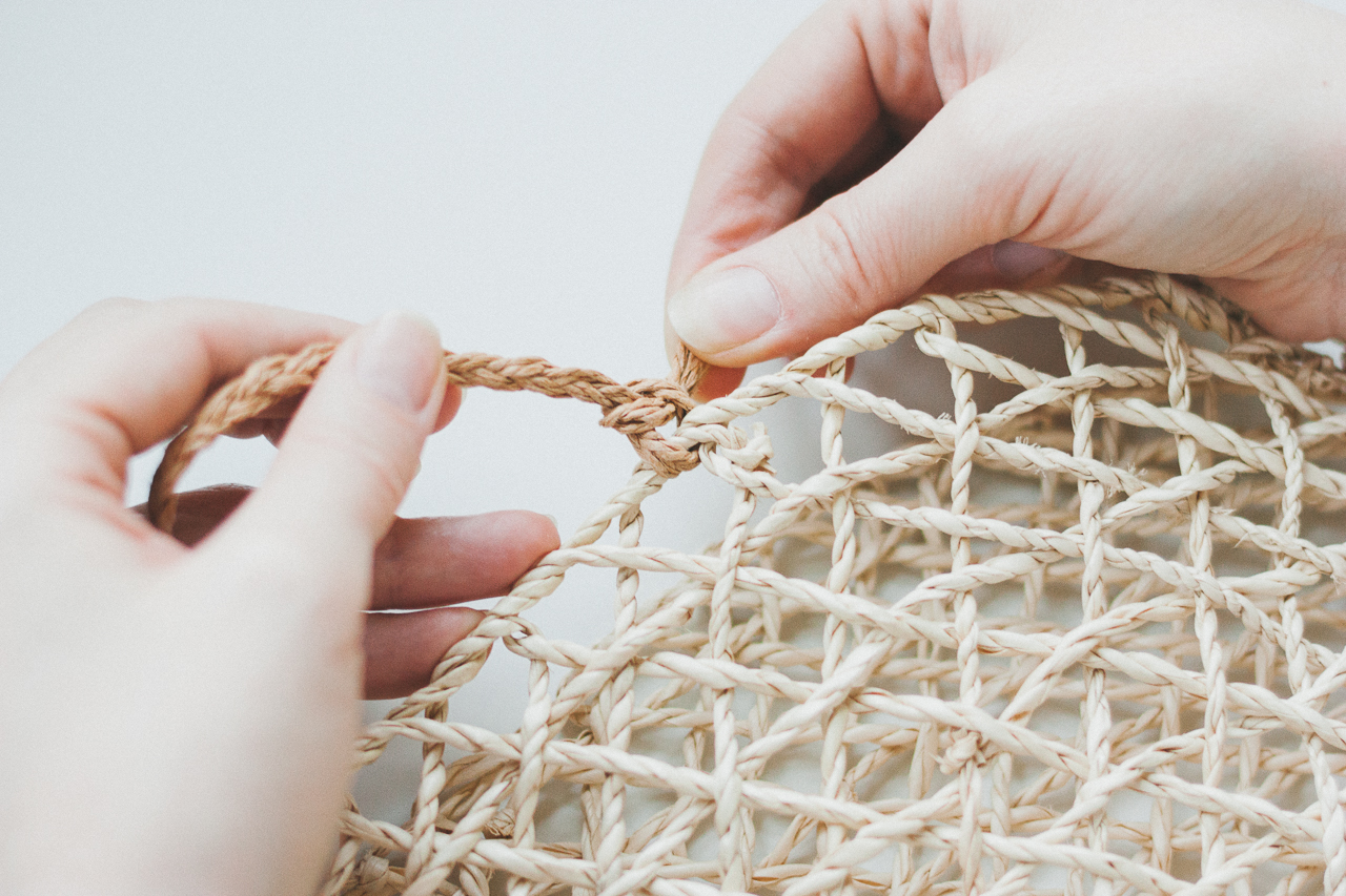 A Budget-Friendly Ikea Hack Straw Bag DIY by Conscious by Chloé