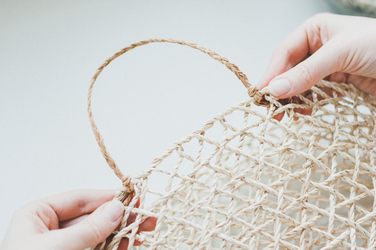 A Budget-Friendly Ikea Hack Straw Bag DIY by Conscious by Chloé