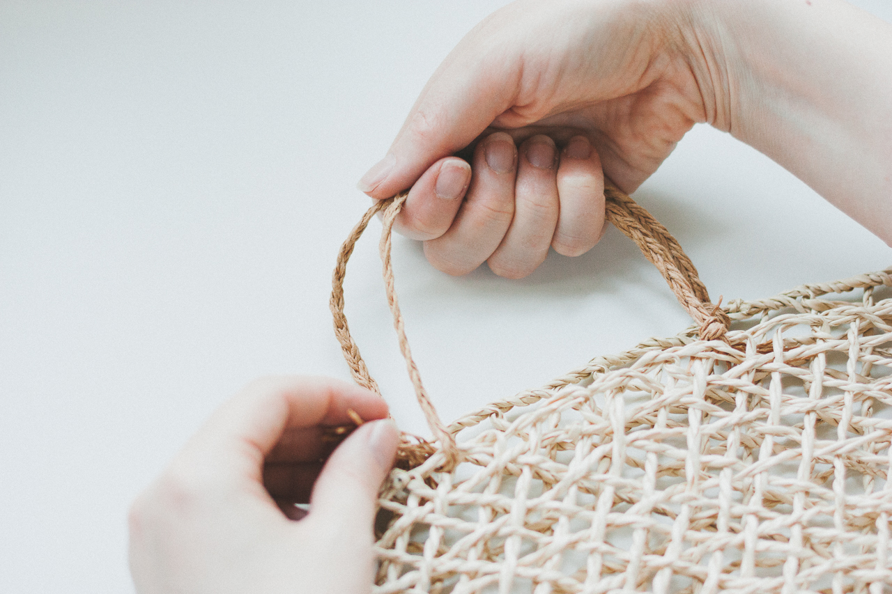 A Budget-Friendly Ikea Hack Straw Bag DIY by Conscious by Chloé