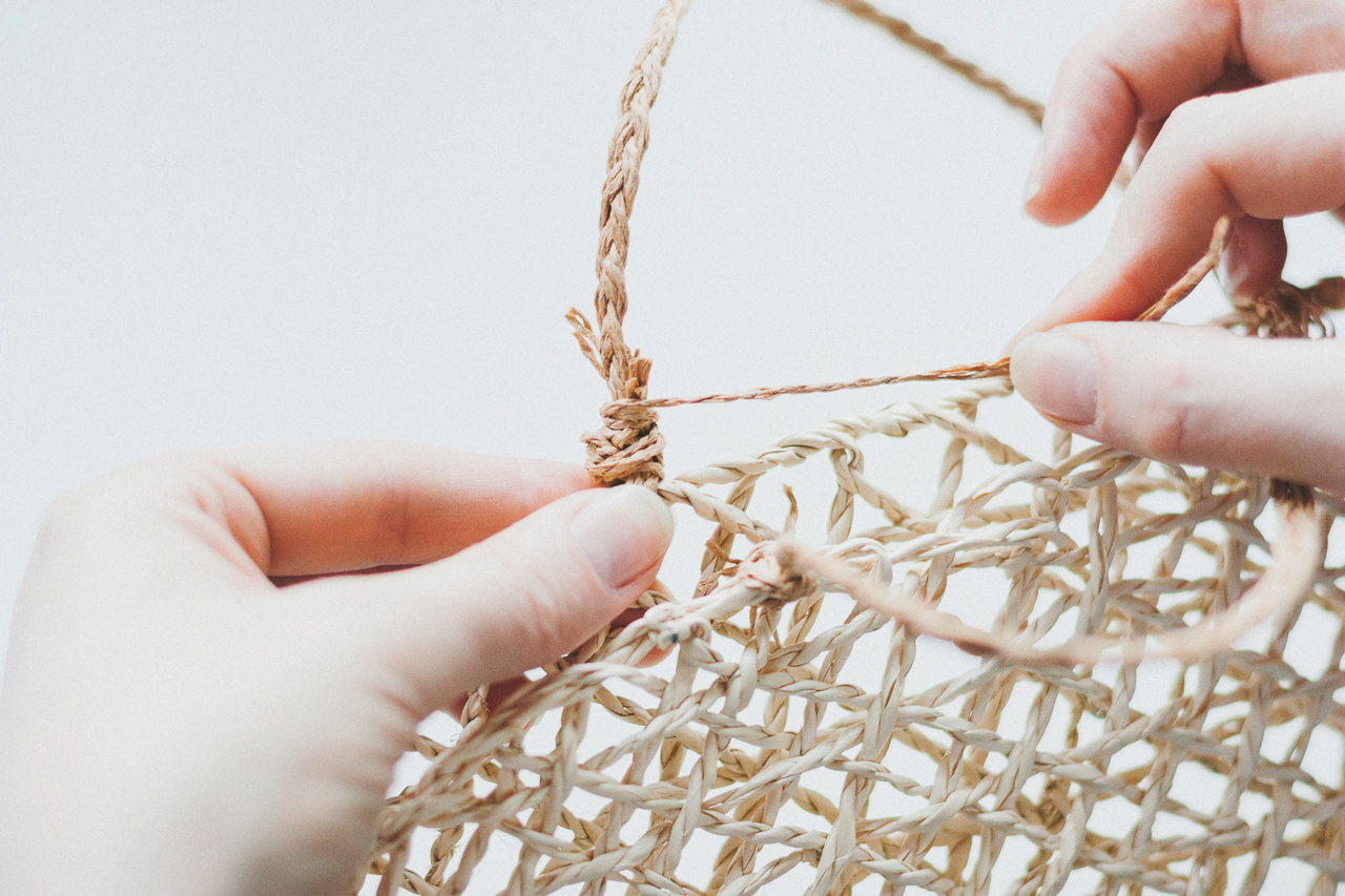A Budget-Friendly Ikea Hack Straw Bag DIY by Conscious by Chloé