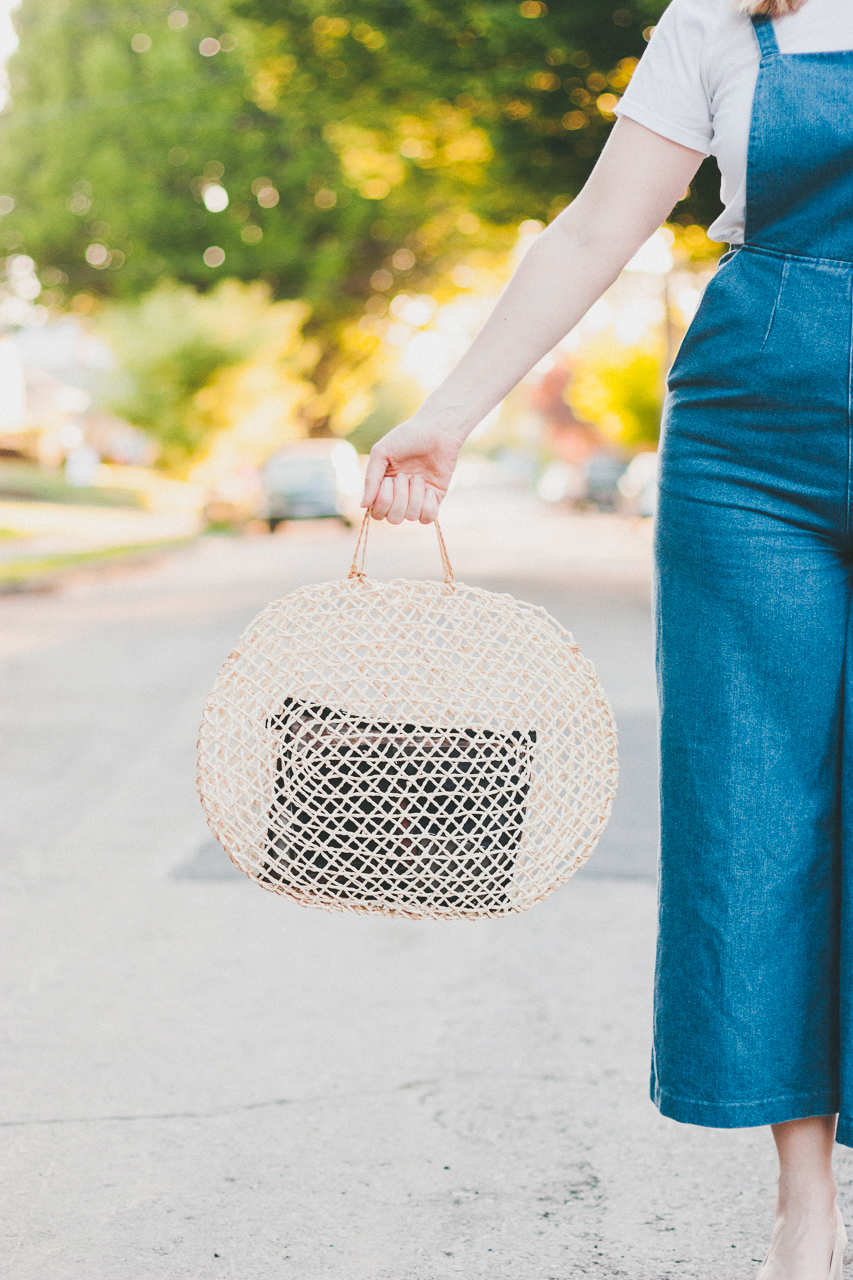 A Budget-Friendly Ikea Hack Straw Bag DIY by Conscious by Chloé