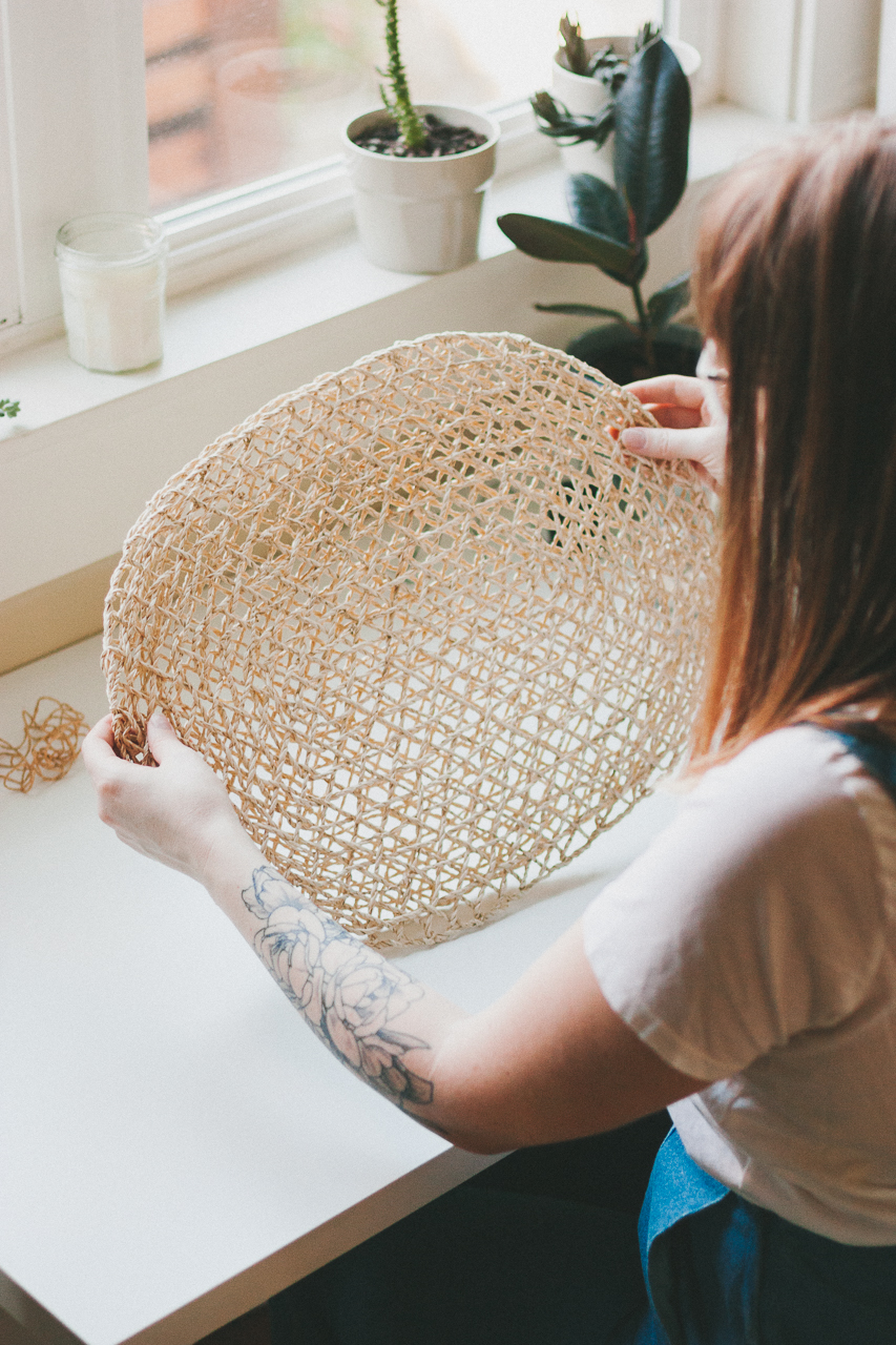 A Budget-Friendly Ikea Hack Straw Bag DIY by Conscious by Chloé