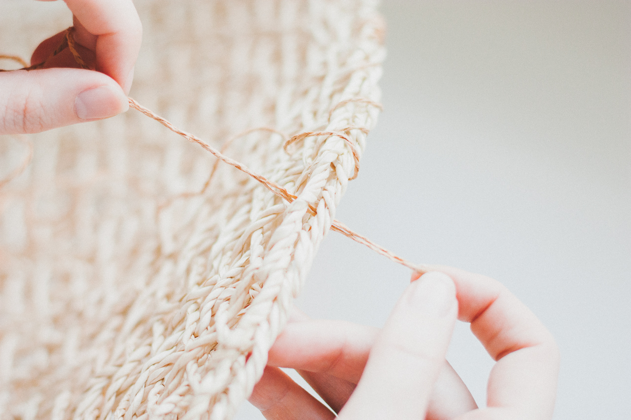 A Budget-Friendly Ikea Hack Straw Bag DIY by Conscious by Chloé