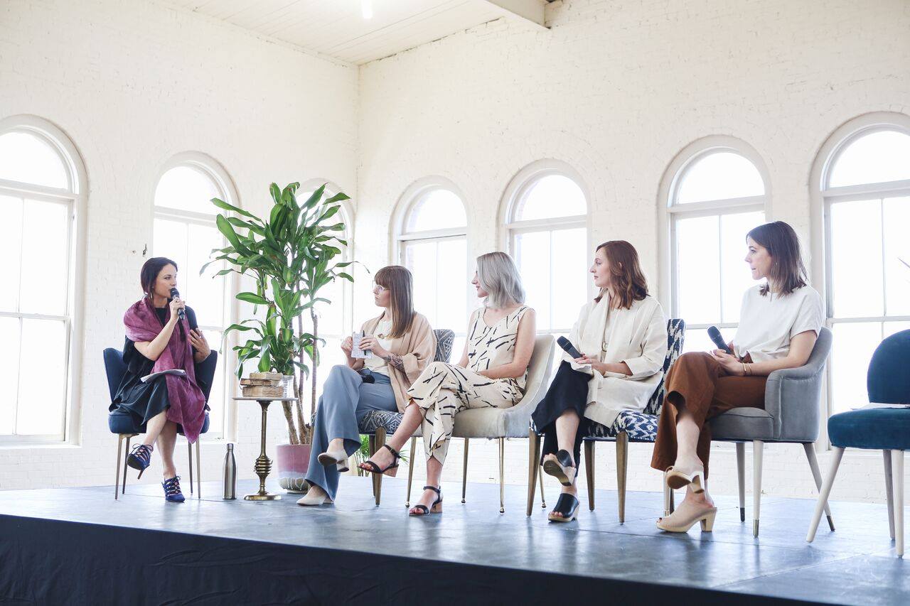 Chloé of Conscious by Chloé at The Sustainable Fashion Forum during Design Week PDX in Portland Oregon