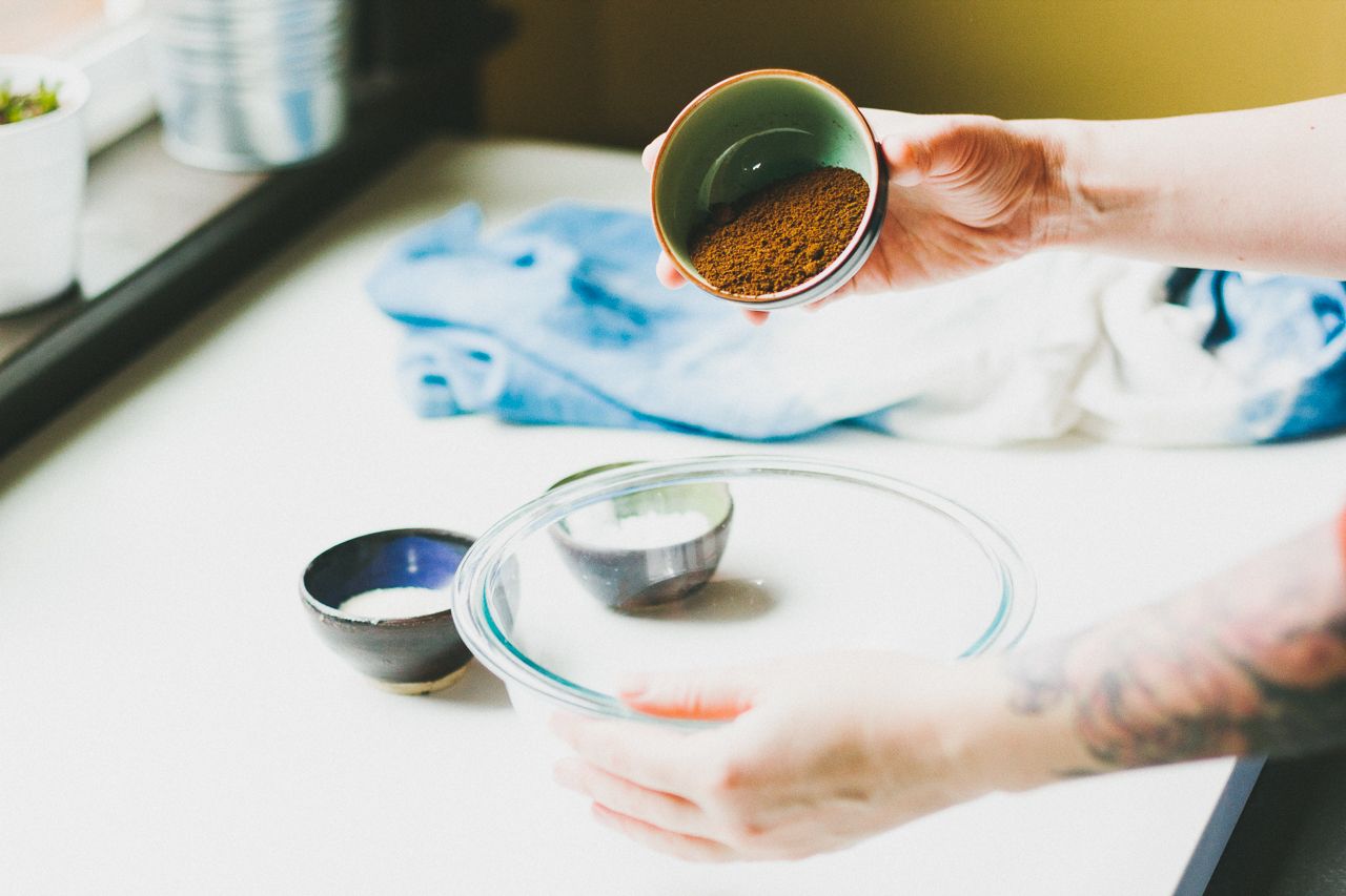 Make your Own Simple & Zero Waste Coconut & Coffee Body & Face Scrub by Conscious by Chloé