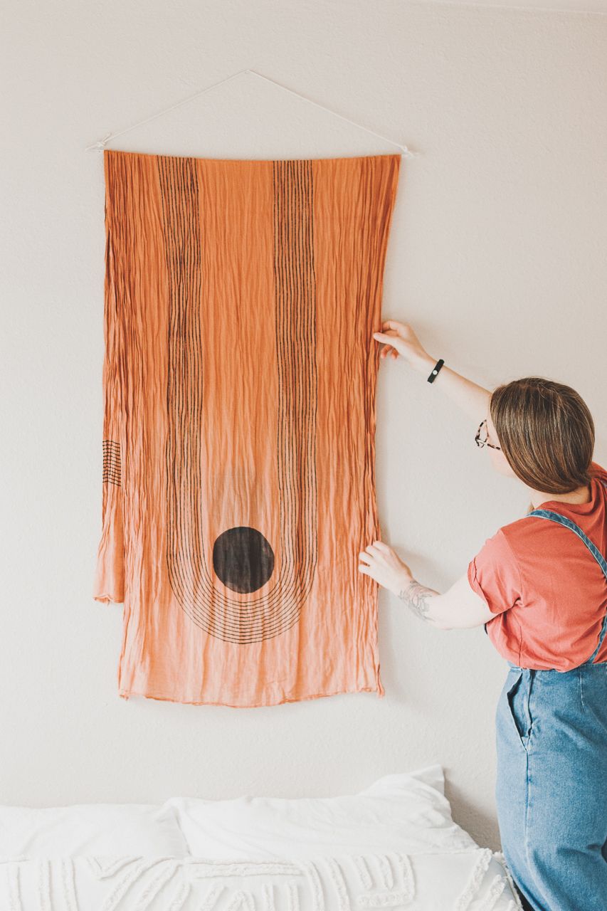 Block Shop Textile Scarf as Home Decor by Conscious by Chloé