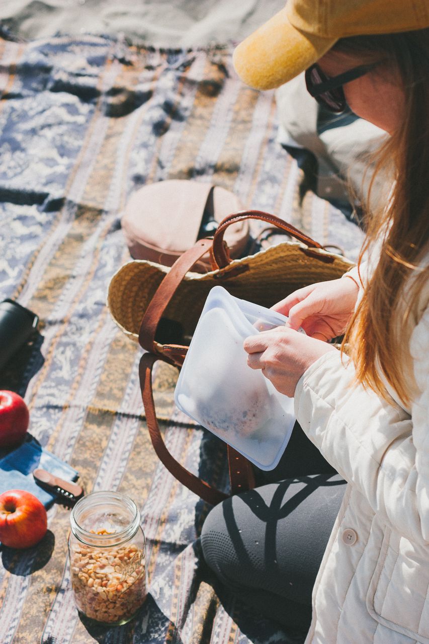 Stasher Zero Waste Reusable Silicone Bags for a Zero Waste Lunch by Conscious by Chloé