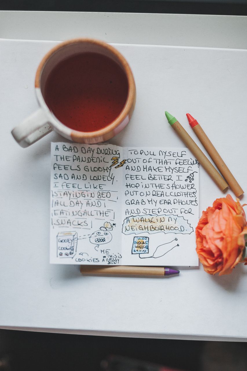 Pandemic Self Care Zine Making with Malaka Gharib by Conscious by Chloé
