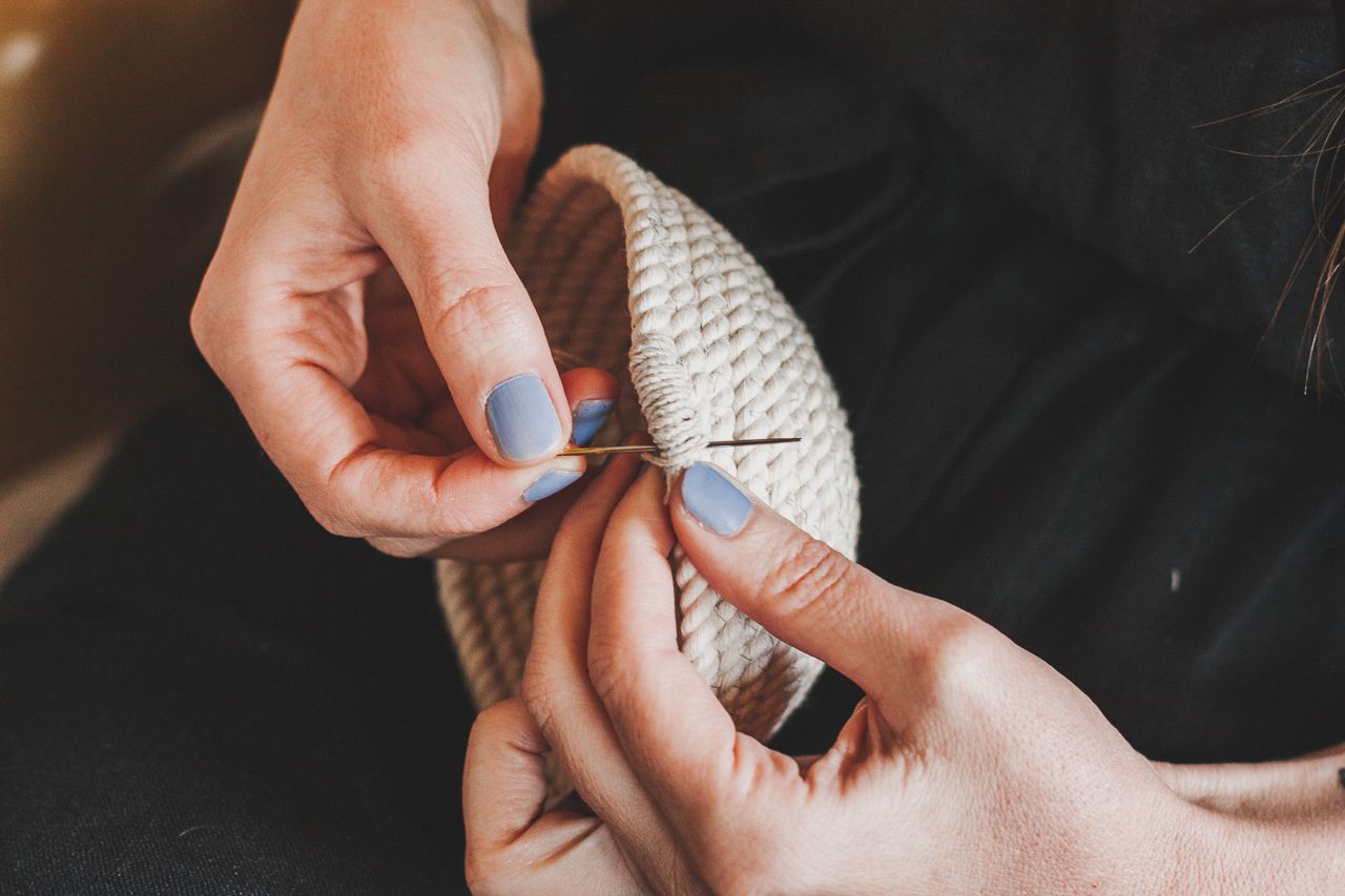 An Easy to Follow Rope Bowl Tutorial DIY by Conscious by Chloé