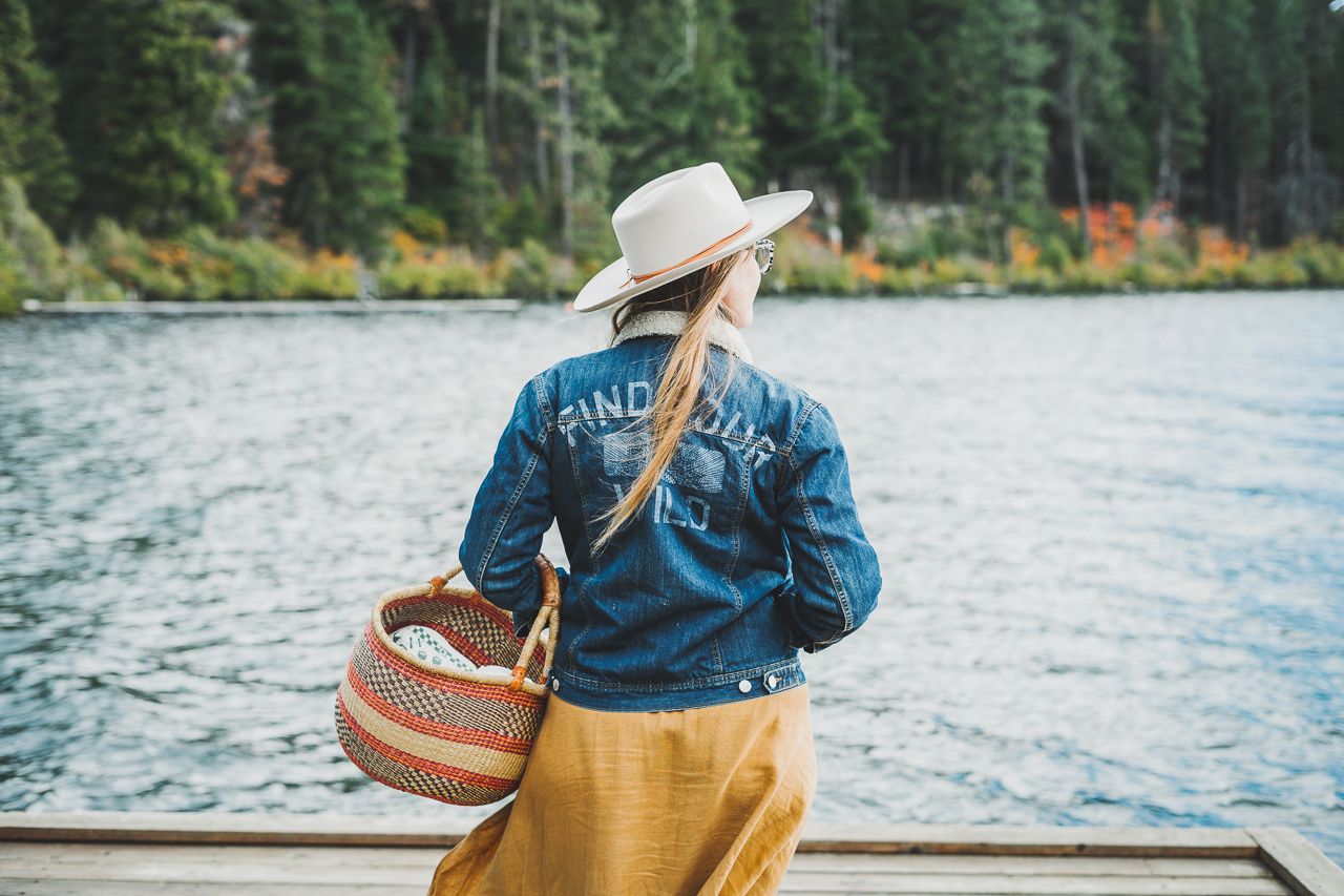 Billabong Sherpa Denim Jacket by Conscious by Chloé