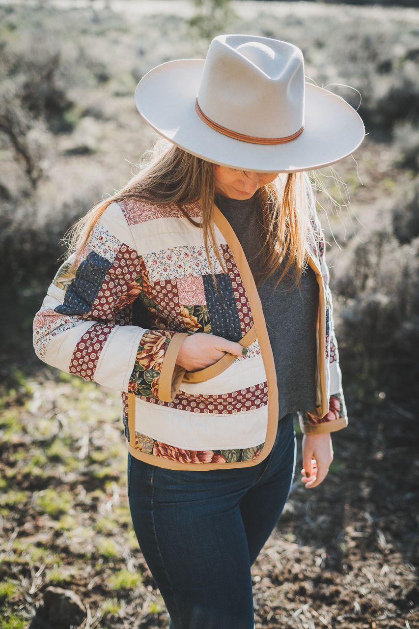 Thrifted Quilt Ayora Jacket by Conscious by Chloé