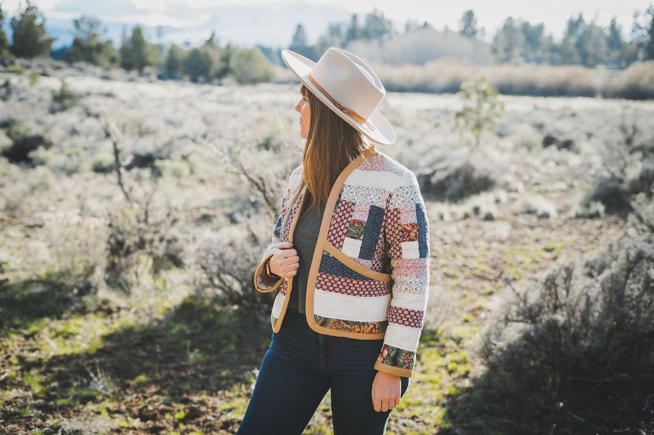 Thrifted Quilt Ayora Jacket by Conscious by Chloé