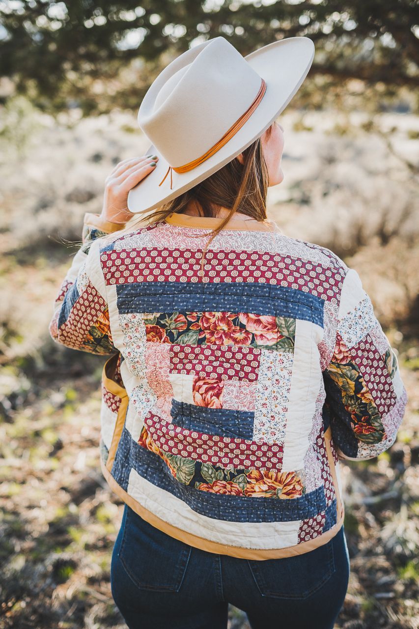 Thrifted Quilt Ayora Jacket by Conscious by Chloé