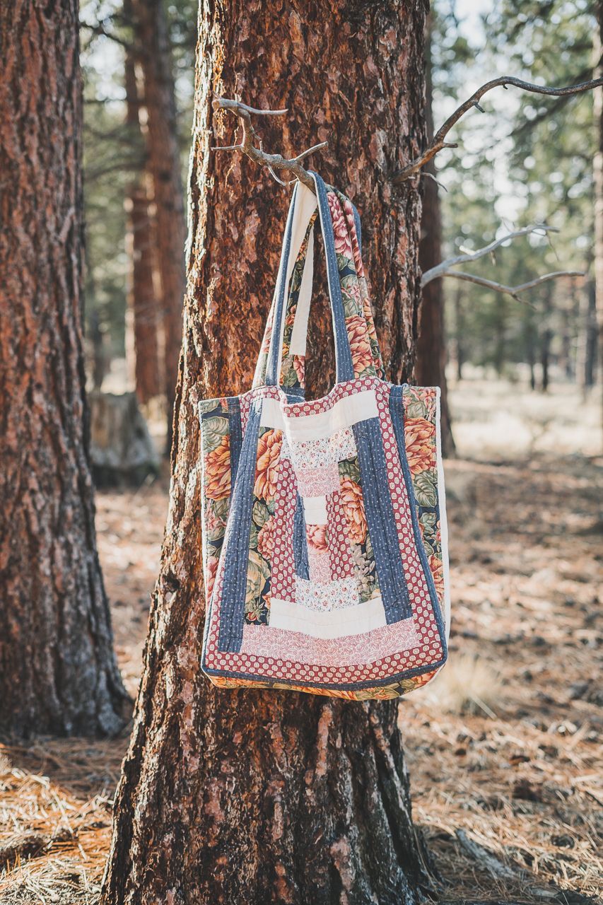 Quilt Oversized Market Tote Bag by Conscious by Chloé