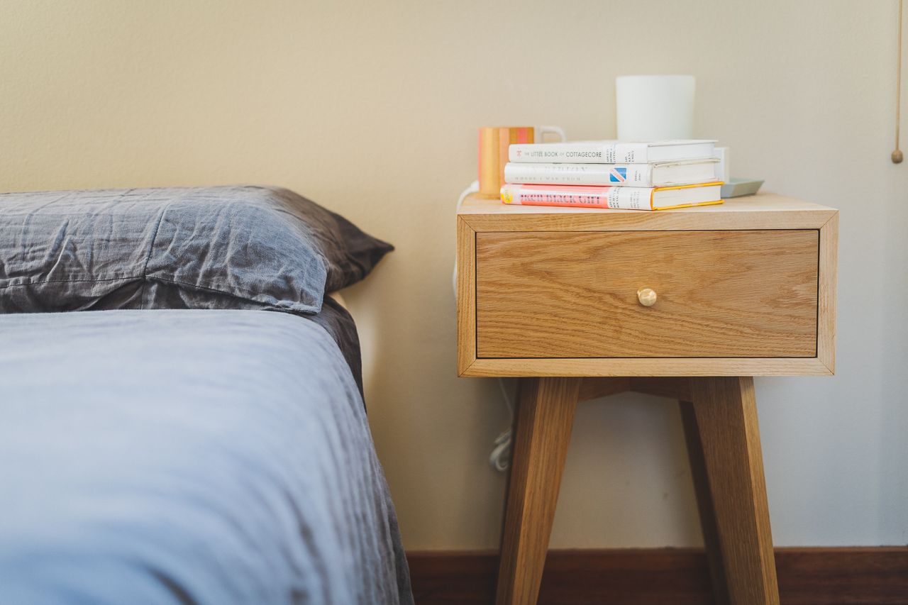 The Four Exhilarations Sleep bedroom side table minimalist aesthetic by Conscious by Chloé