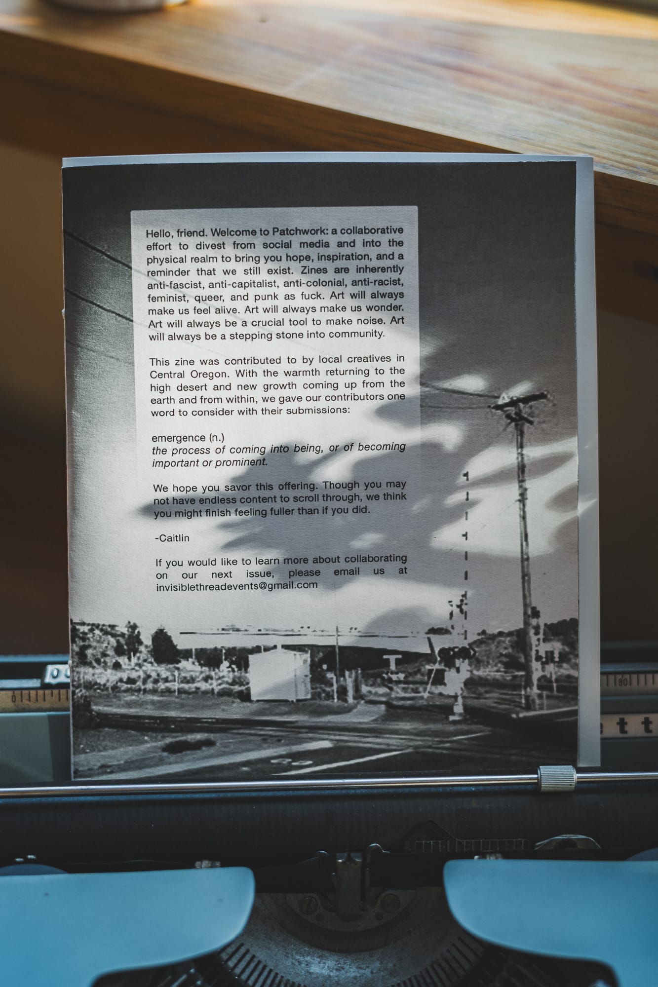 Patchwork: A Collaborative Zine from the High Desert of Central Oregon